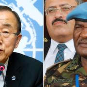 Ban Ki-moon, Johnson Mogoa Kimani Ondiek. Arkivbilder.