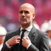 Manchester Citys tränare Pep Guardiola.