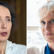 Joyce Carol Oates, Siri Hustvedt. Arkivbilder.