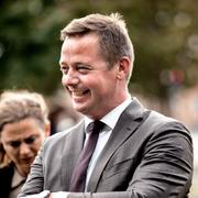Danmarks transportminister Thomas Danielsen i mitten.
