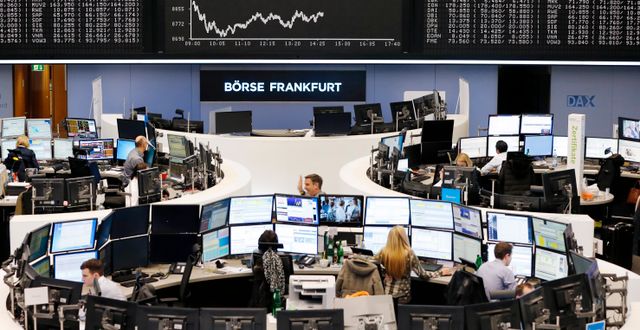 Börsen i Frankfurt. Michael Probst / Ap