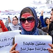 Protester i Afghanistan efter mordet på Farkhunda