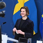 Nina Larsson (L), jämställdhetsminister.