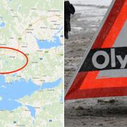 E18/E20 stängs av efter en olycka. Arkivbild