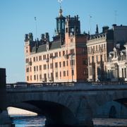 Arkivbild: Rosenbad i centrala Stockholm