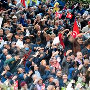 Protest i Tunis