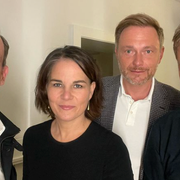 Volker Wissing, Annlena Baerbock, Christian Lindner, Robert Habeck.