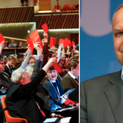 Vänsterpartiets kongress 2018 och partiledare Jonas Sjöstedt. 