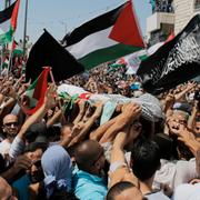 Begravningen av Mohammed Abu Khudair