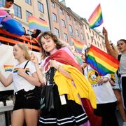 Deltagare i Stockholm Pride Parade 2019