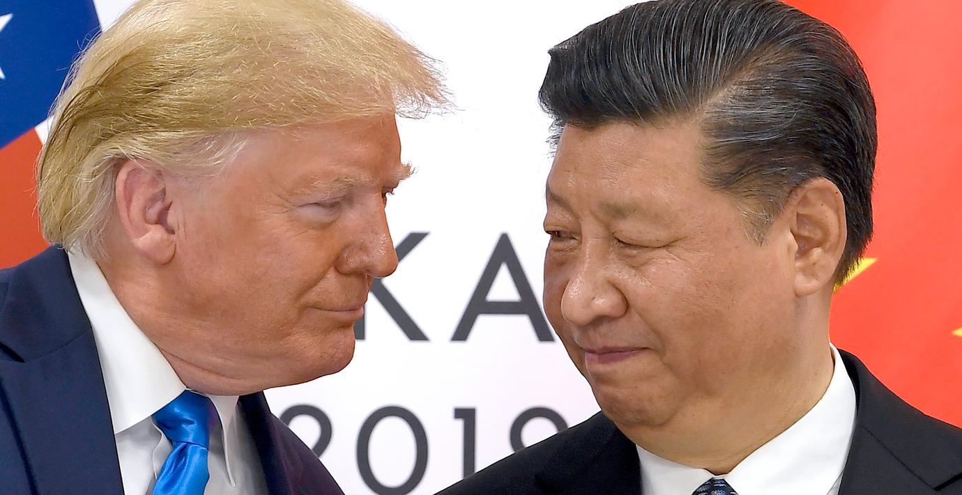 USA:s president Donald Trump och Kinas president Xi Jinping 