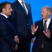 Emmanuel Macron och Olaf Scholz.