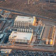 Illustrationsbild. Flygfoto över Googles datacenter i Las Vegas.