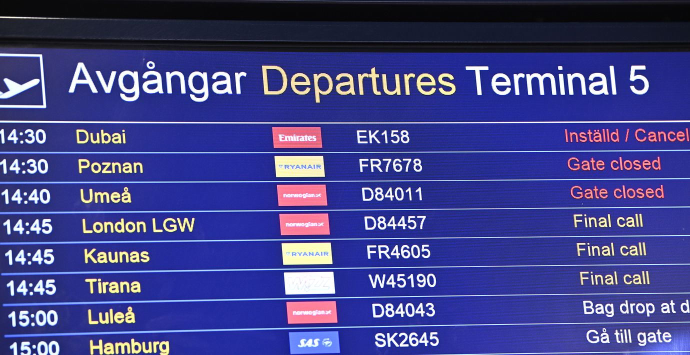 Arkivbild från Arlanda.