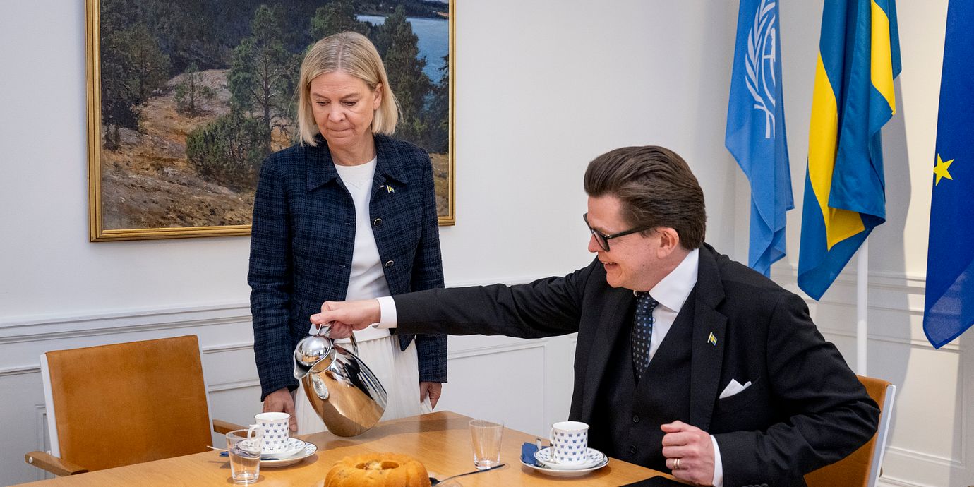 Riksdagens talman Andreas Norlén.
