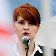 Ryska tv-ankaret och exspionen Maria Butina. 