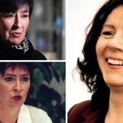 Mona Sahlin (2015 och 1995) och Britta Svensson.