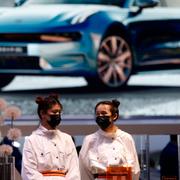 Arkivbild: Zeekrs monter vid Shanghai Auto Show i Shangai, april 2021. 