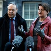 DUP-ledarna Arlene Foster och Nigel Dodds.