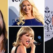 Max Martin, Christina Aguilera, Taylor Swift ochPer Sinding-Larsen.