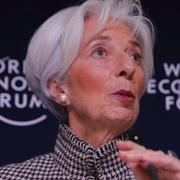 ECB-chefen Lagarde deltar i Davos, BOJ-chefen Kuroda lämnar räntebesked. Arkivbilder.