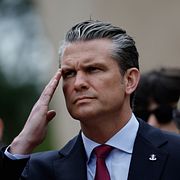 USA:s försvarsminister Pete Hegseth.