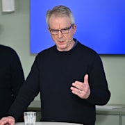 Intellegos tillförordnade vd Jacob Laurin och styrelseordförande Greg Batchelle.