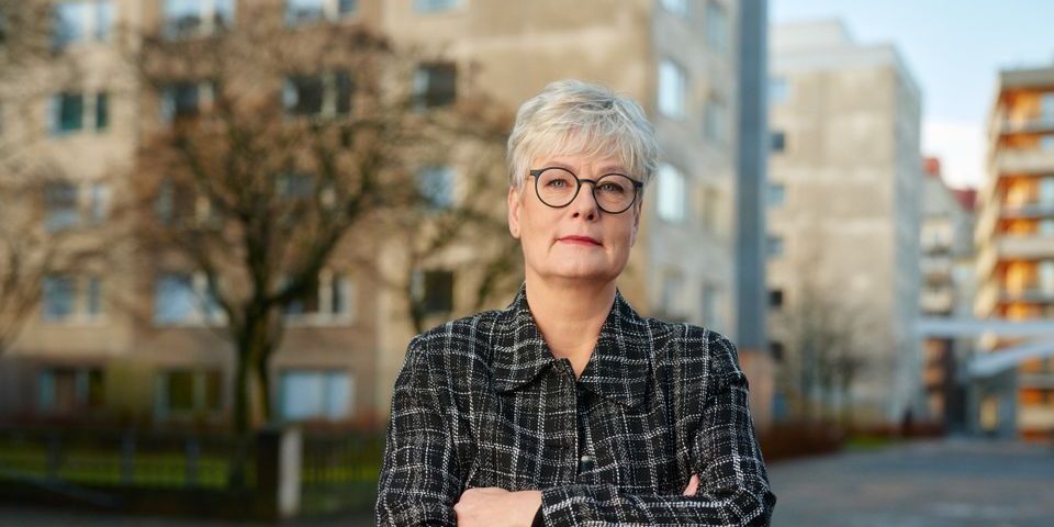 Hyresgästföreningens ordförande Marie Linder.