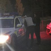 Polisen på plats i Älvsbyn.