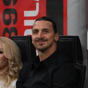 Ibrahimovic med hustrun Helena Seger, arkivbild.