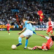 Malmös Niklas Moisander och Bragas Diego Lainez.