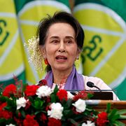 Aung San Suu Kyi.