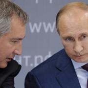 Dmitrij Rogozin och Vladimir Putin.