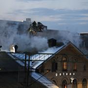 Brand i stationshuset i Lund förra veckan.