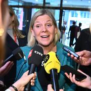  Socialdemokraternas partiordförande Magdalena Andersson. Arkivbild. 