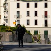 Fredssamtalen äger rum vid Bürgenstock i Schweiz.