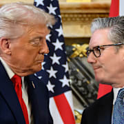 Trump och Starmer. 