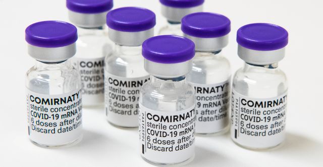 Pfizers vaccin mot covid-19 Claudio Bresciani / TT / TT NYHETSBYRÅN