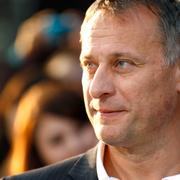 Michael Nyqvist dog 2017.