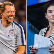 Tony Gustavsson och Hope Solo.