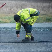 Arkiv. Vägarbete. 