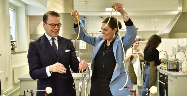 Prins Daniel och kronprinsessan Victoria genomför ett länsbesök i Eskilstuna. Arkivbild.  Jonas Ekströmer/TT / TT NYHETSBYRÅN
