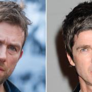 Damon Albarn och Noel Gallagher.