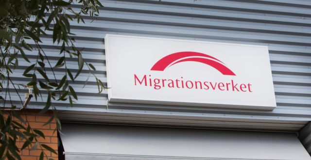 Migrationsverket i Boden. Susanne Lindholm/TT