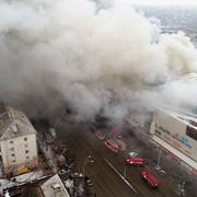 Branden i Kemerovo i södra Sibirien.