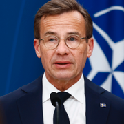 Förstörda hus i Iran/Kristersson vid pressträffen