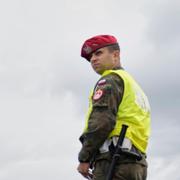 Polsk gränspolis. 