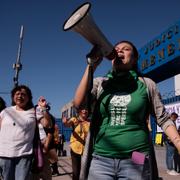 Aborträttsdemonstration i El Salvador 2017.