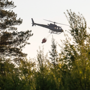 Värmeböljor och skogsbränder härjade i Norrland under sommaren.