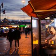 En kvinna i Istanbul.